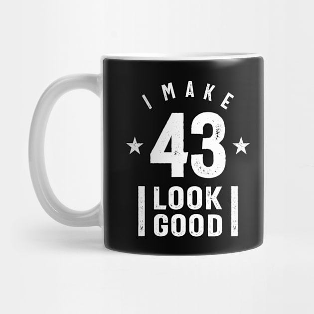 43 Year Old Gift | 43rd Birthday Gift Ideas - Mens and Womens by cidolopez